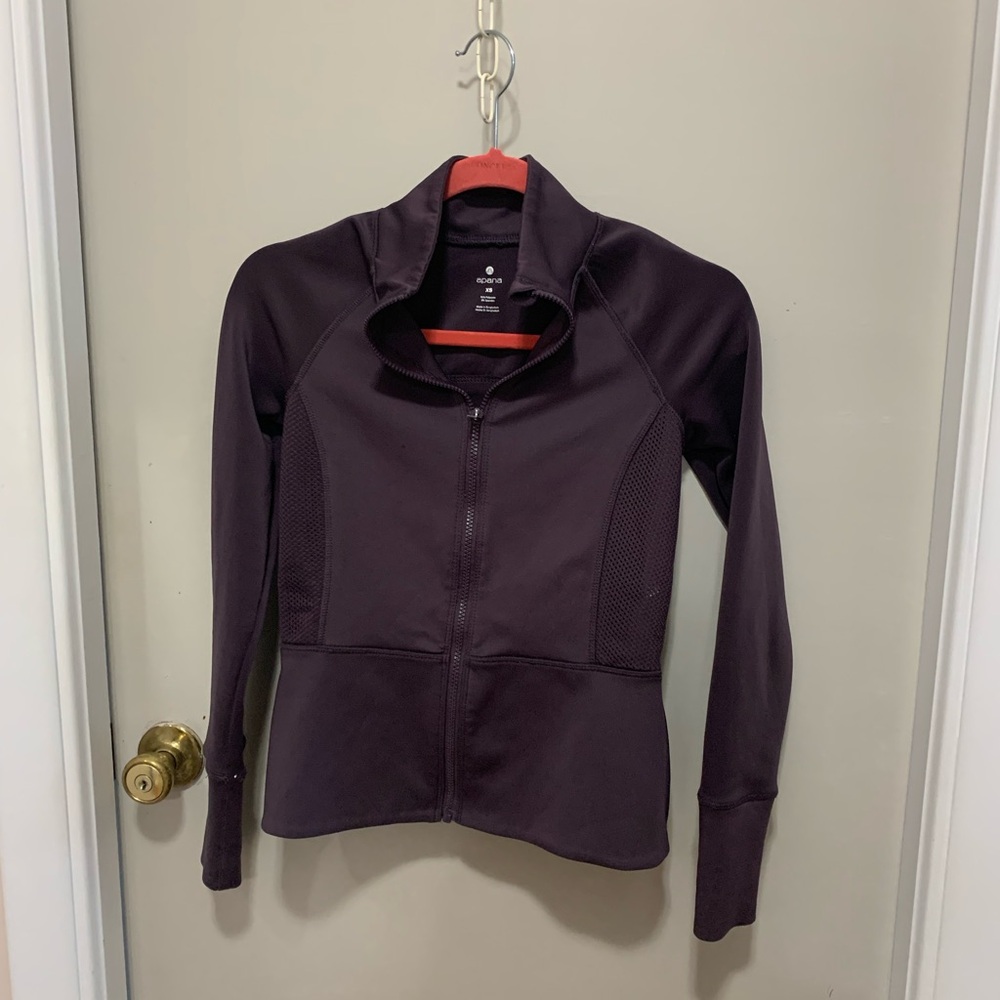 Apana Purple Zip-Up Jacket